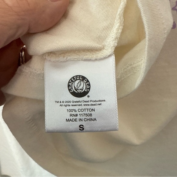 Grateful Dead Vintage 1989 Spring Tour T Shirt Size S Single Stitch - Picture 6 of 15